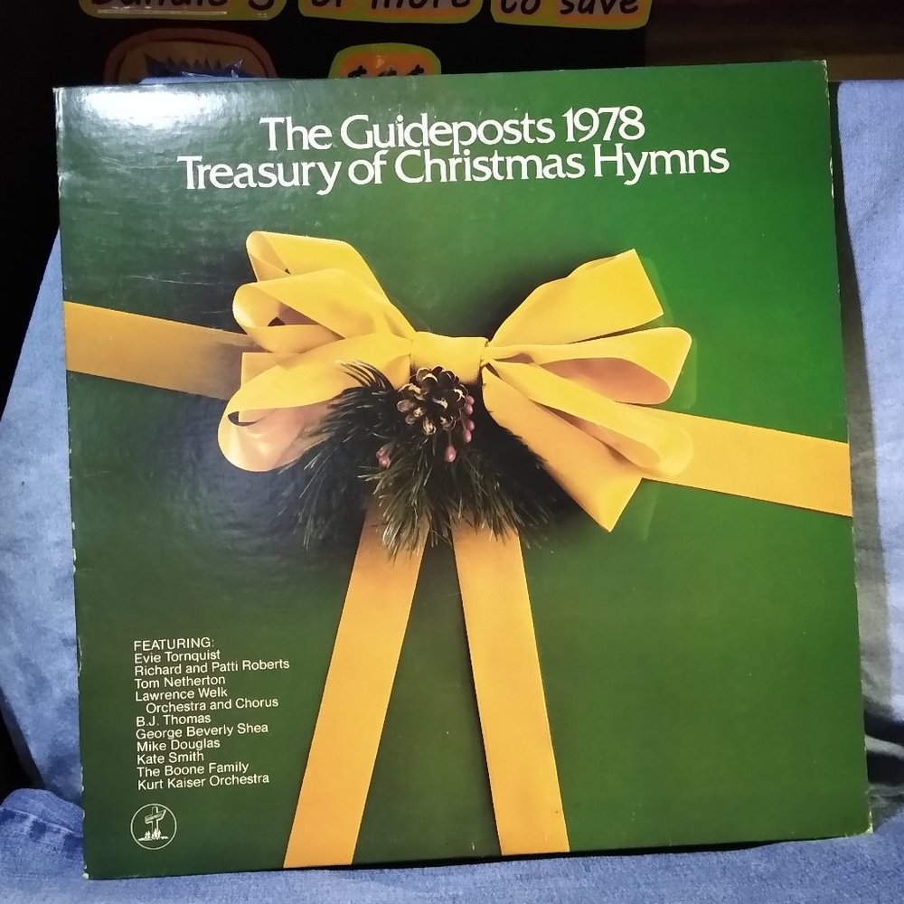 The Guideposts 1978 Treasury of Christmas Hymns Vinyl record MINTY